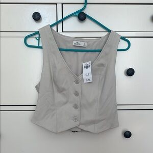 NWT Hollister Tan Cream Sleeveless Tank Top